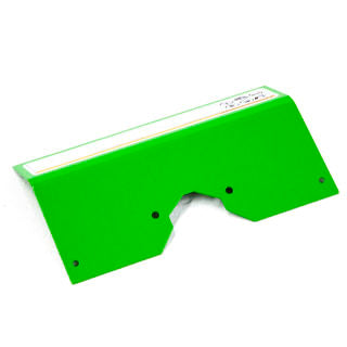 Earthquake (35819) - Tine Shield Back 33cc Green Warning Decal