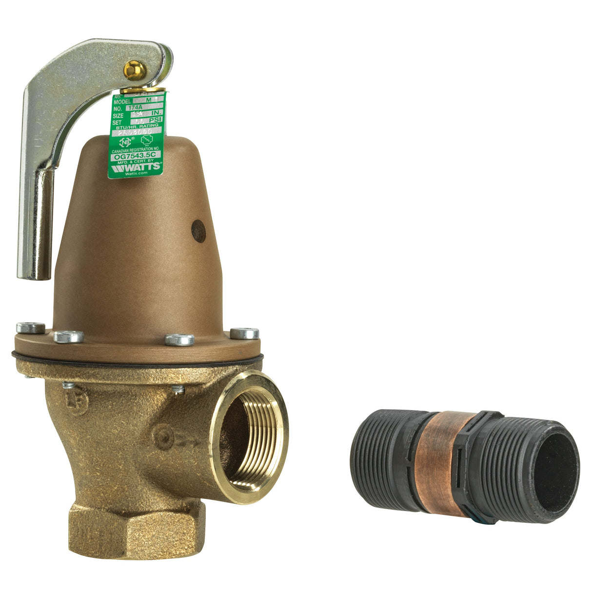 WWF121524 (Watts) | 1 1/4 LF174A 125 FS | Relief Valves | 1-1/4 x 1-1/4