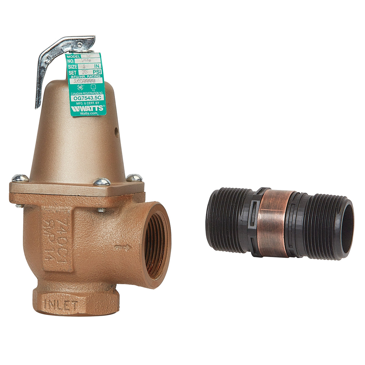 WWF382870 (Watts) | 1 740 060 FS | Relief Valves | 1 x 1-1/4