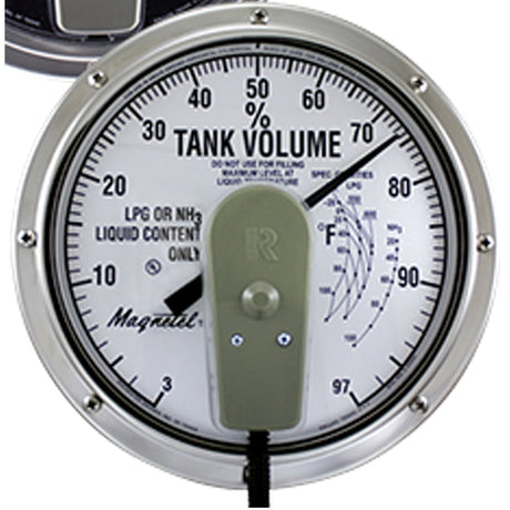 Rochester Sensors, Llc Part (5Ants03047) 4 In.  Magnetel 3Rd Ready Dial Black & White