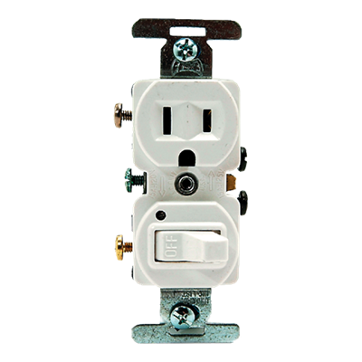 620-274W (Diversitech) | Switch/Plug Combo White | 15