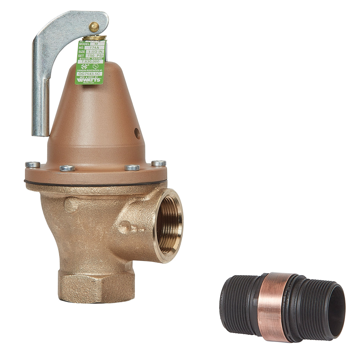 WWF121549 (Watts) | 1 1/2 LF174A 150 FS | Relief Valves | 1-1/2 x 1-1/2