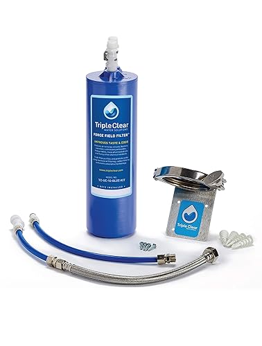 Triple Clear Force Field Filter Under Sink Water Filter System - TC-UC-10-BLUE-KIT
