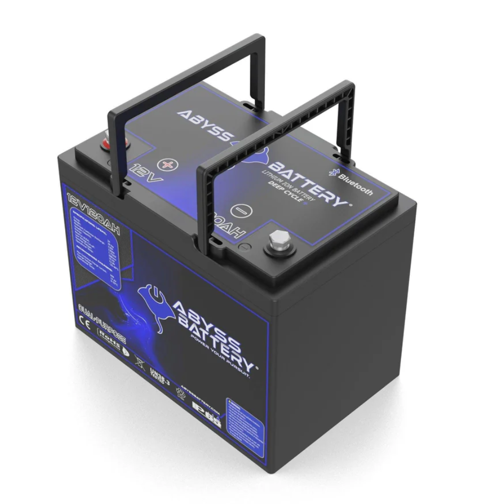 AB-12V120-BT - ABYSS® 12V 120Ah Dual Purpose Lithium Marine Battery