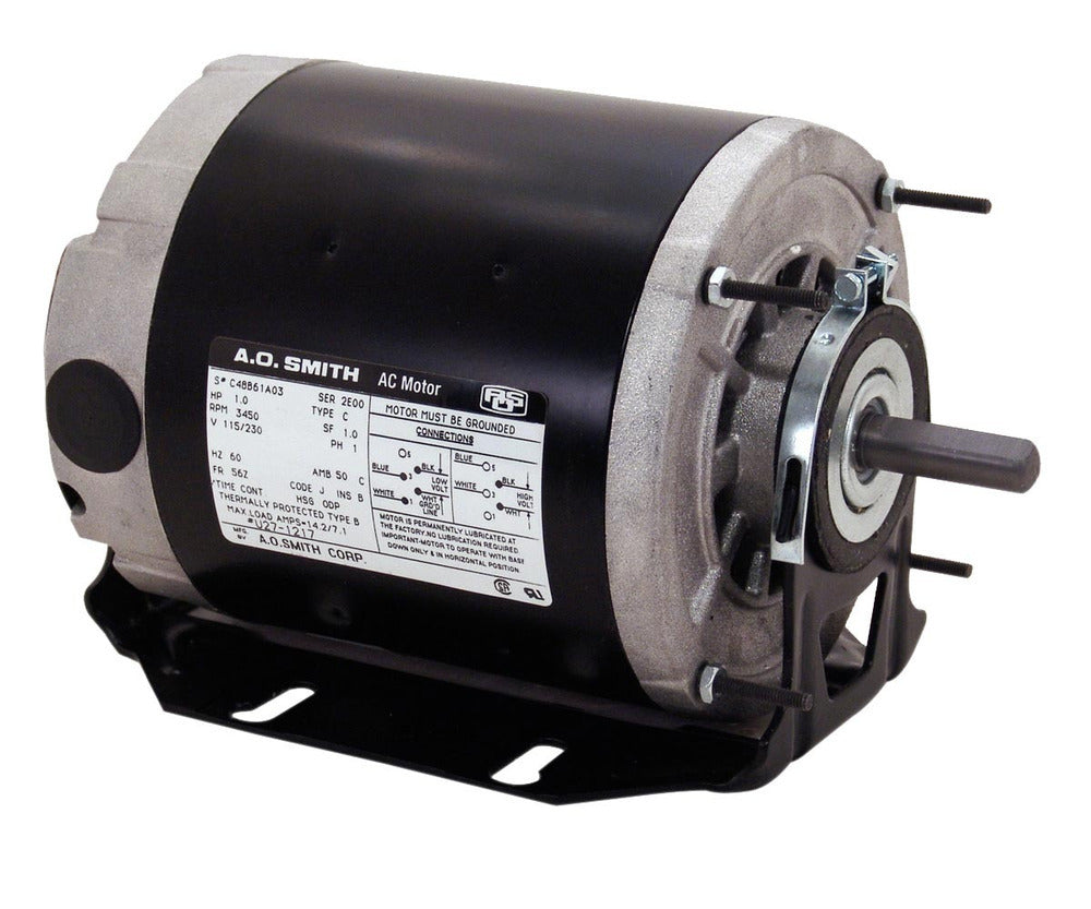 ARB2024L3 (Century) | Fan And Blower Motor | 0.25 HP | 1 Phase | TEAO | 1725 RPM | 115/208-230 Volts