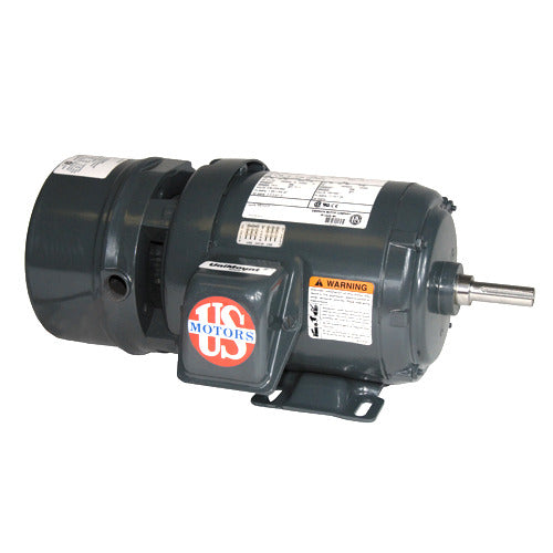 BMU32P2D (US Motors/Nidec) | Brake Motor | 1.5 HP | 3 Phase | TEFC | 1755 RPM | 208-230/460 Volts