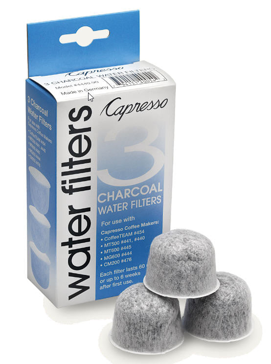 CAPRESSO Charcoal Water Filters (12 Pack) - 4440.90-12