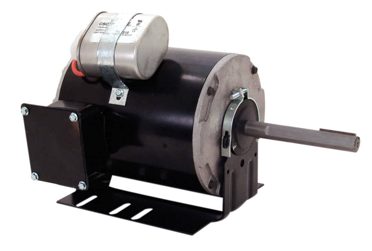 FB1076 (Century) | Condenser Fan Motor | 0.75 HP | 1 Phase | Semi Enclosed | 1075 RPM | 208-230/460 Volts