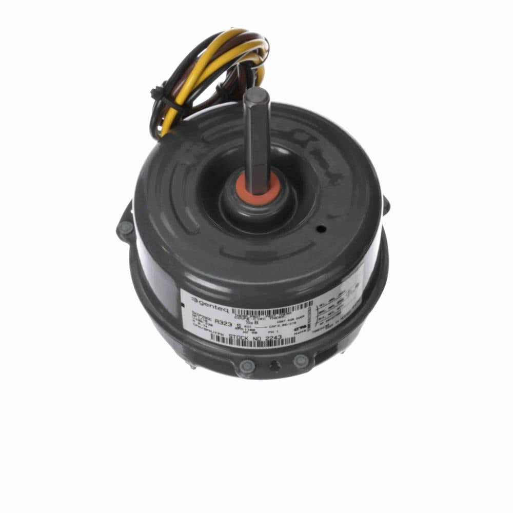 G2S004 (Genteq) | OEM Replacement Motor | 0.17 HP | 1 Phase | TEAO | 1625 RPM | 208-230 Volts