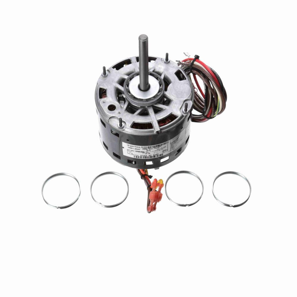 G3383 (Genteq) | Direct Drive Blower Motor | 0.25 HP | 1 Phase | OAO | 1075 RPM | 115 Volts