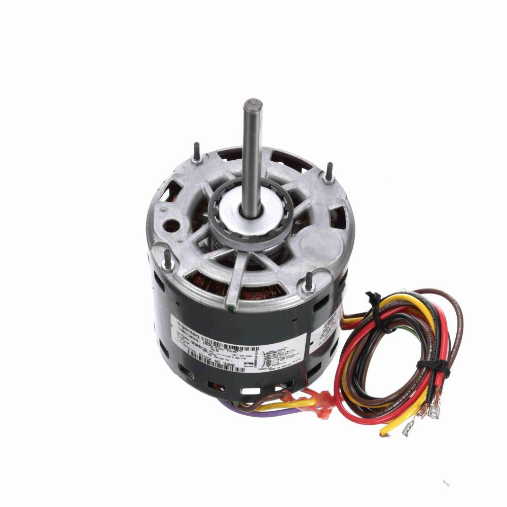 G3388 (Genteq) | Direct Drive Blower Motor | 0.5 HP | 1 Phase | OAO | 1075 RPM | 208-230 Volts