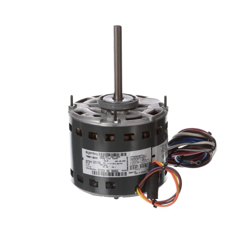 G3585C (Genteq) | Direct Drive Blower Motor | 0.33 HP | 1 Phase | OAO | 1075 RPM | 115 Volts