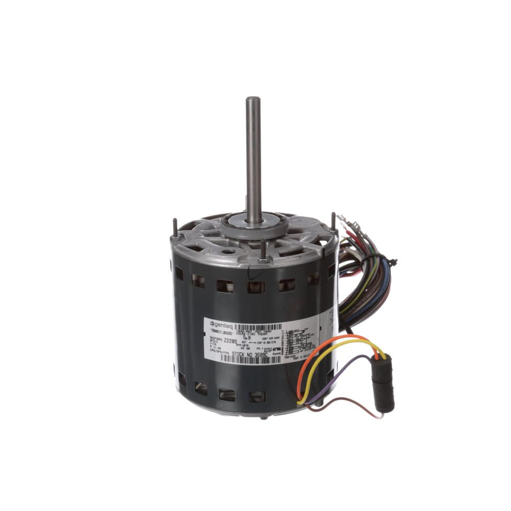 G3589C (Genteq) | Direct Drive Blower Motor | 0.75 HP | 1 Phase | OAO | 1075 RPM | 115 Volts
