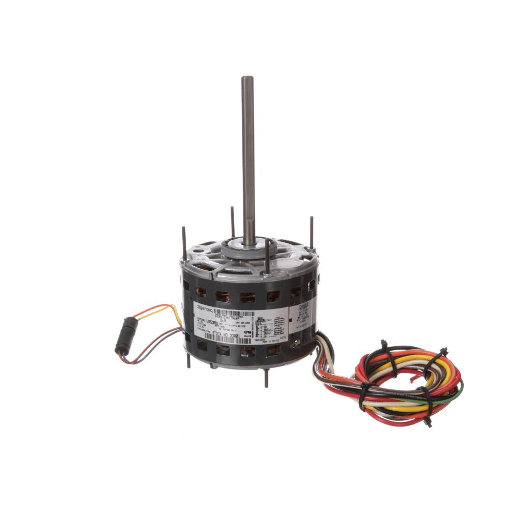 G3D001 (Genteq) | Direct Drive Blower Motor | 0.17 HP | 1 Phase | OAO | 1075 RPM | 230/277 Volts