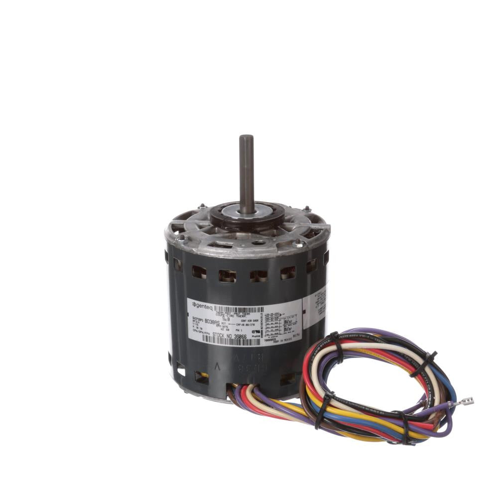 G3S066 (Genteq) | OEM Replacement Motor | 0.75 HP | 1 Phase | OAO | 1075 RPM | 115 Volts