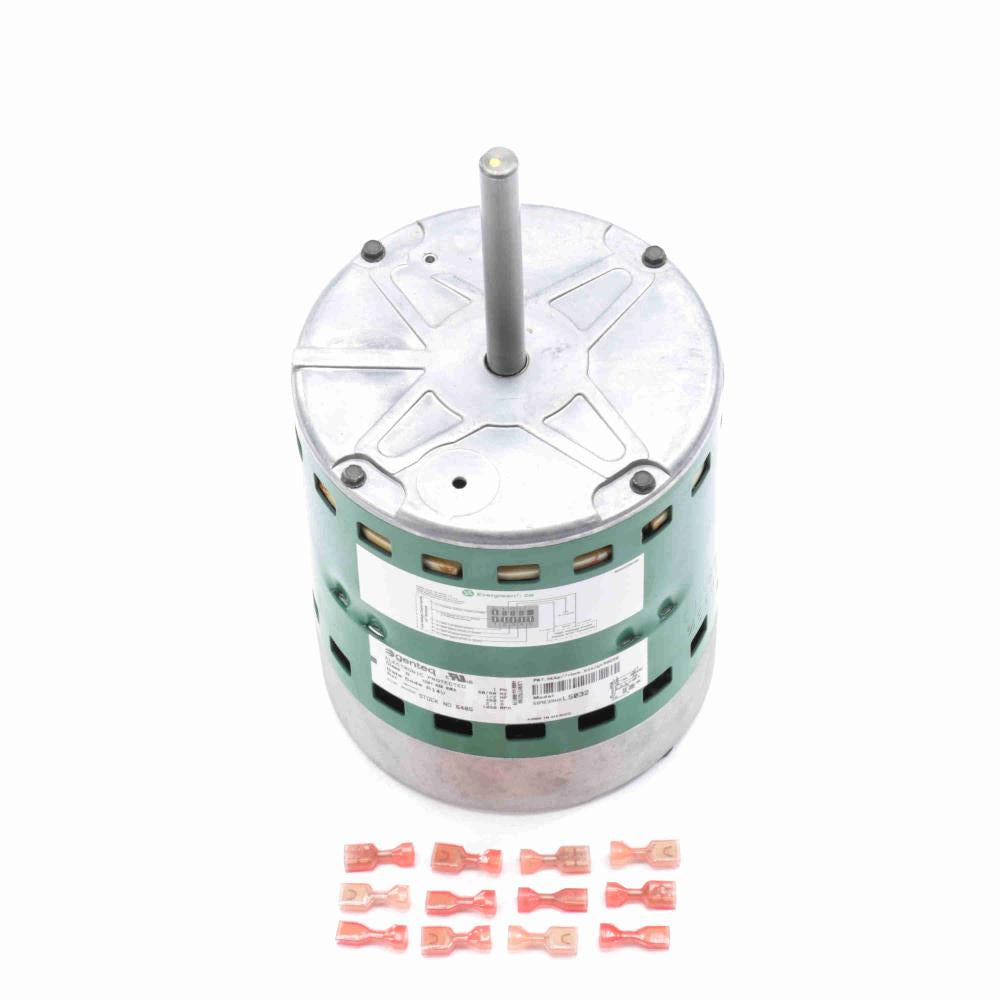 G6405 (Genteq) | Direct Drive Blower Motor | 0.5 HP | 1 Phase | OAO | 1075 RPM | 460 Volts