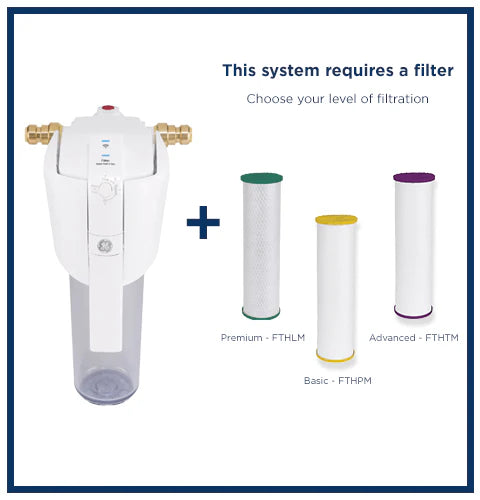 GE (GXWH70M) Smart Whole House Water Filtration System w/IAB