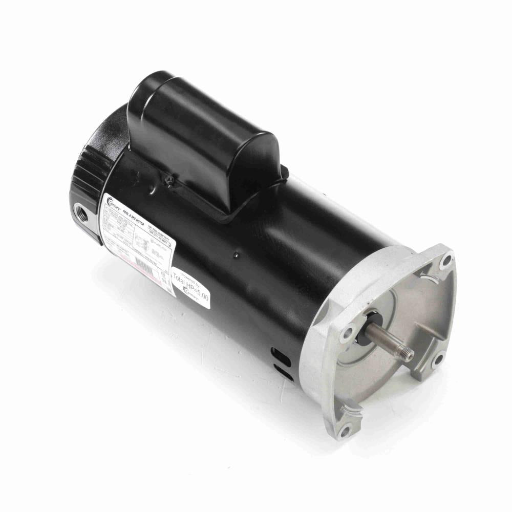 HSQ1502 (Century) | Pool and Spa Pump Motor | 5 HP | 1 Phase | ODP | 3450 RPM | 208-230 Volts