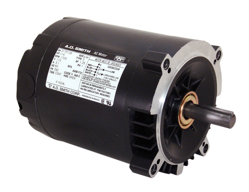 K1024LDES (Century) | General Purpose Motor | 0.25 HP | 1 Phase | ODP | 1725 RPM | 115/230 Volts