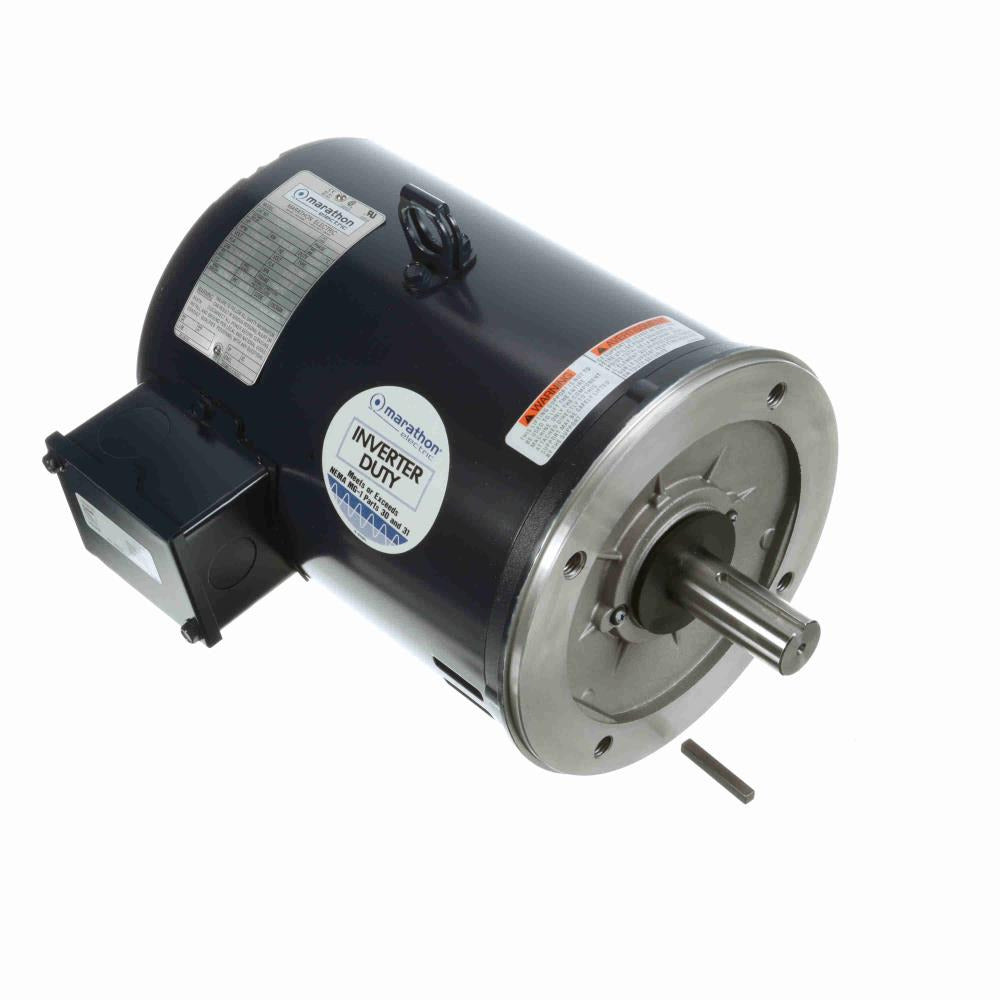 MC124C (Marathon) | General Purpose Motor | 5 HP | 3 Phase | ODP | 1755 RPM | 230/460 Volts