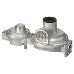 MEGR-298 (Marshall Excelsior) 2-Stage Auto Changeover Propane Regulator - Dual 18" SS Pigtails
