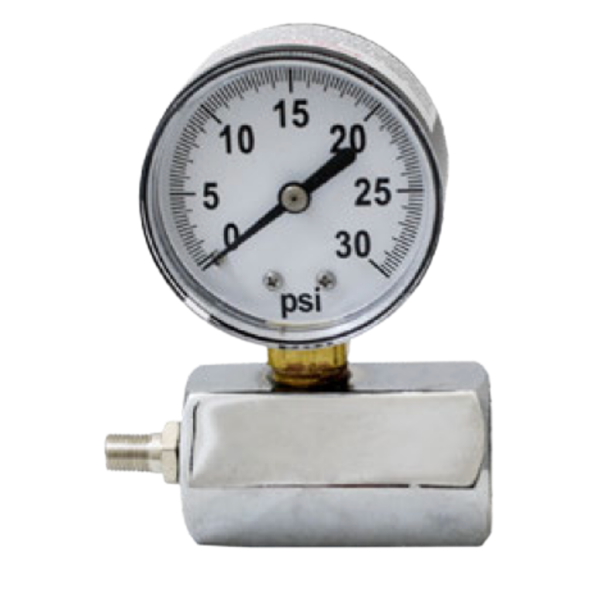 MEJ610/30 (Marshall Excelsior) Gas Test Adapter 0-30 Psi Gauge