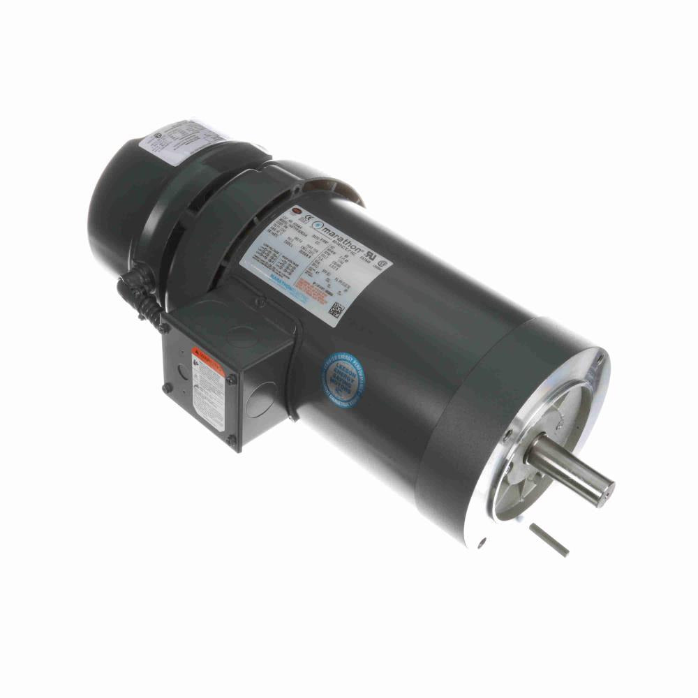 MK2046A (Marathon) | Brake Motor | 2 HP | 3 Phase | TEFC | 1745 RPM | 230/460 Volts