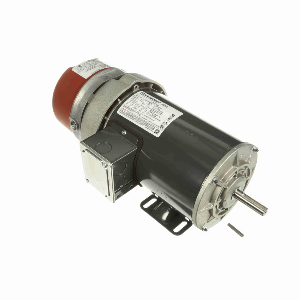 MK438 (Marathon) | Brake Motor | 1 HP | 3 Phase | TEFC | 1725 RPM | 230/460 Volts