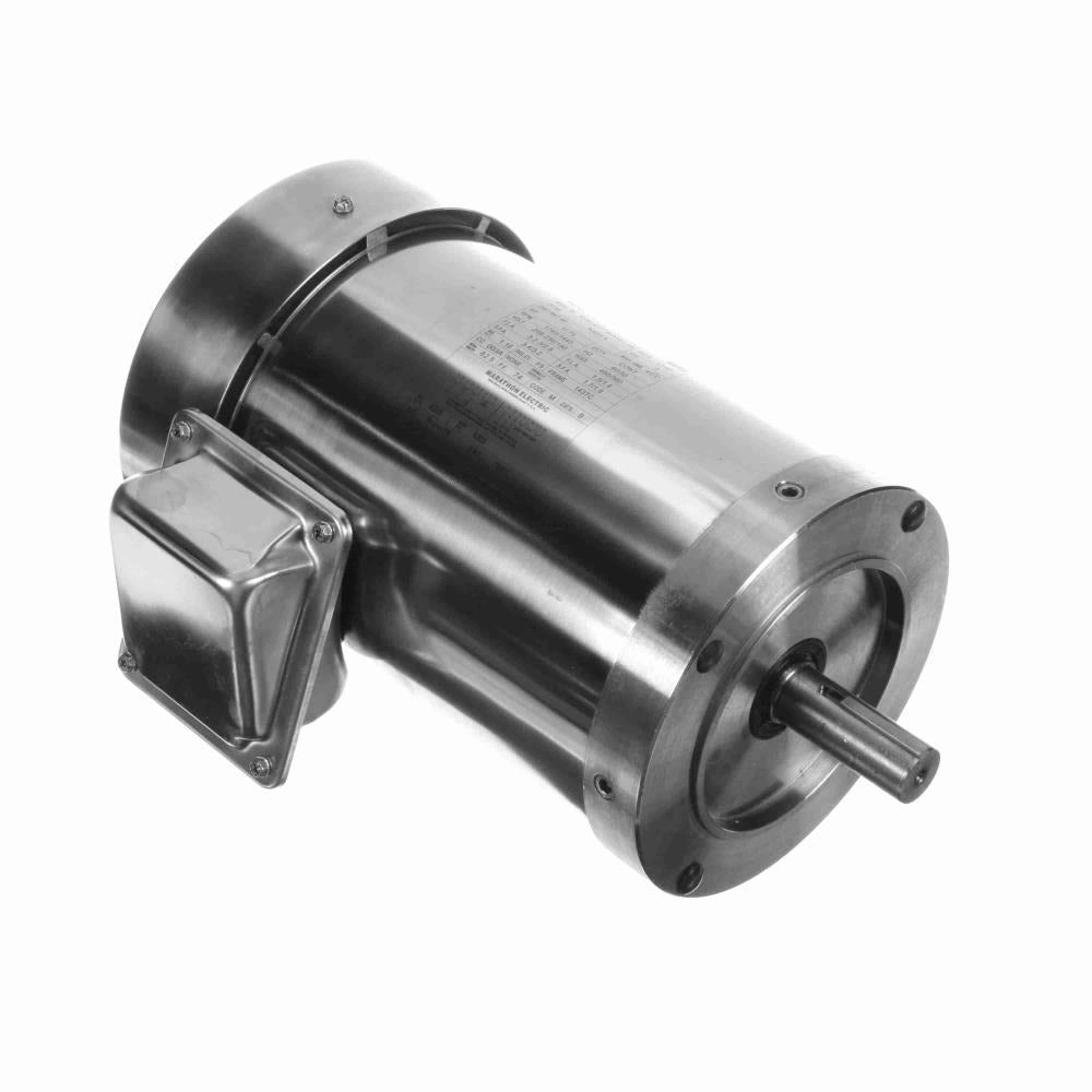 MN434A (Marathon) | Washdown Motor | 1 HP | 3 Phase | TEFC | 1740 RPM | 208-230/460 Volts