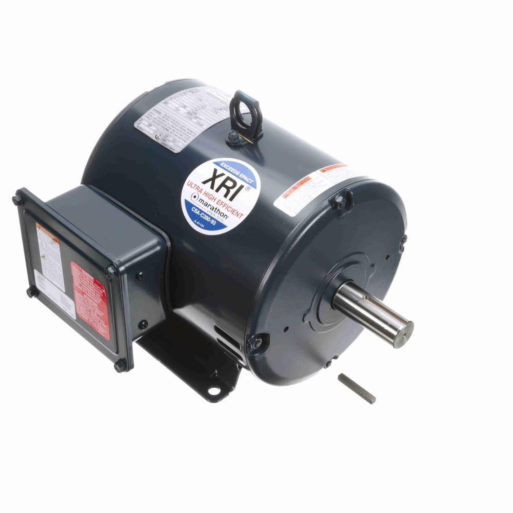 MU425B (Marathon) | General Purpose Motor | 3 HP | 3 Phase | ODP | 1760 RPM | 200-208 Volts