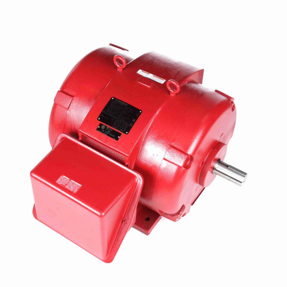 MU531 (Marathon) | Fire Pump Motor | 125 HP | 3 Phase | ODP | 3560 RPM | 200/400 Volts