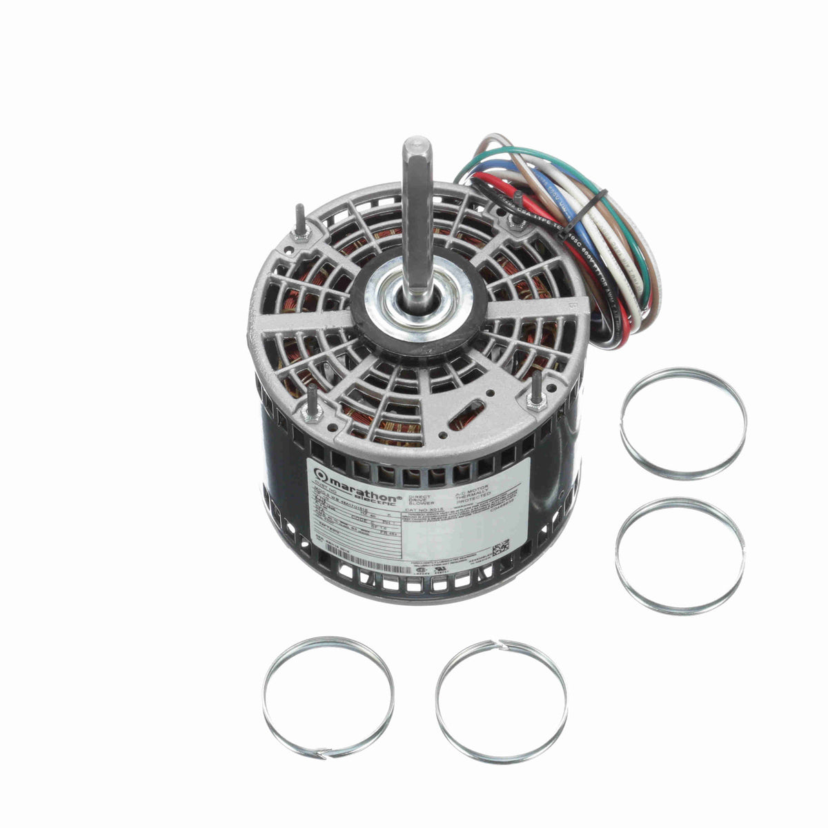 MX015 (Marathon) | Direct Drive Blower Motor | 0.33 HP | 1 Phase | OAO | 1625 RPM | 115 Volts