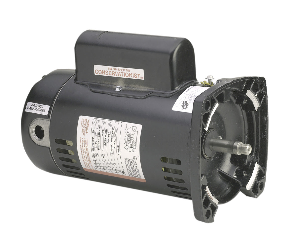 QC1102 (Century) | Pool and Spa Pump Motor | 1 HP | 1 Phase | ODP | 3450 RPM | 115/208-230 Volts