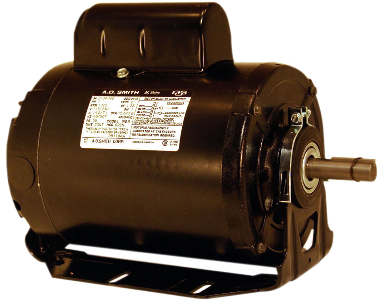 RB1054AV1 (Century) | Fan And Blower Motor | 0.5 HP | 1 Phase | Open Air Over | 1725 RPM | 115/230 Volts