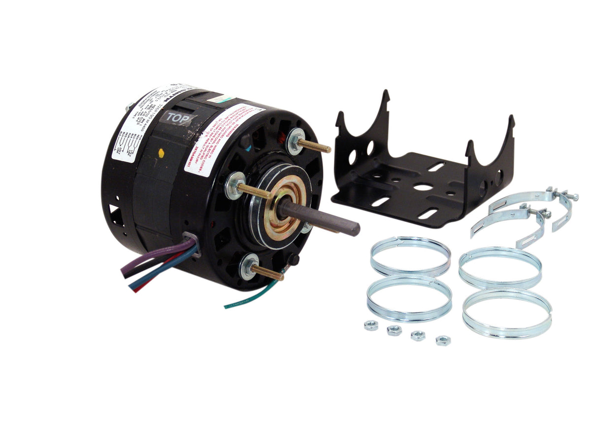 RF6402 (Century) | Refrigeration Motor | 0.1 HP | 1 Phase | Open Air Over | 1050 RPM | 115/208-230 Volts