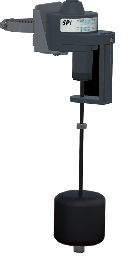 SP20A201 (Ion Technologies) | SPI Vertical Float Switch - 9 Inch Vertical 10-Ft Cord  - Controllers