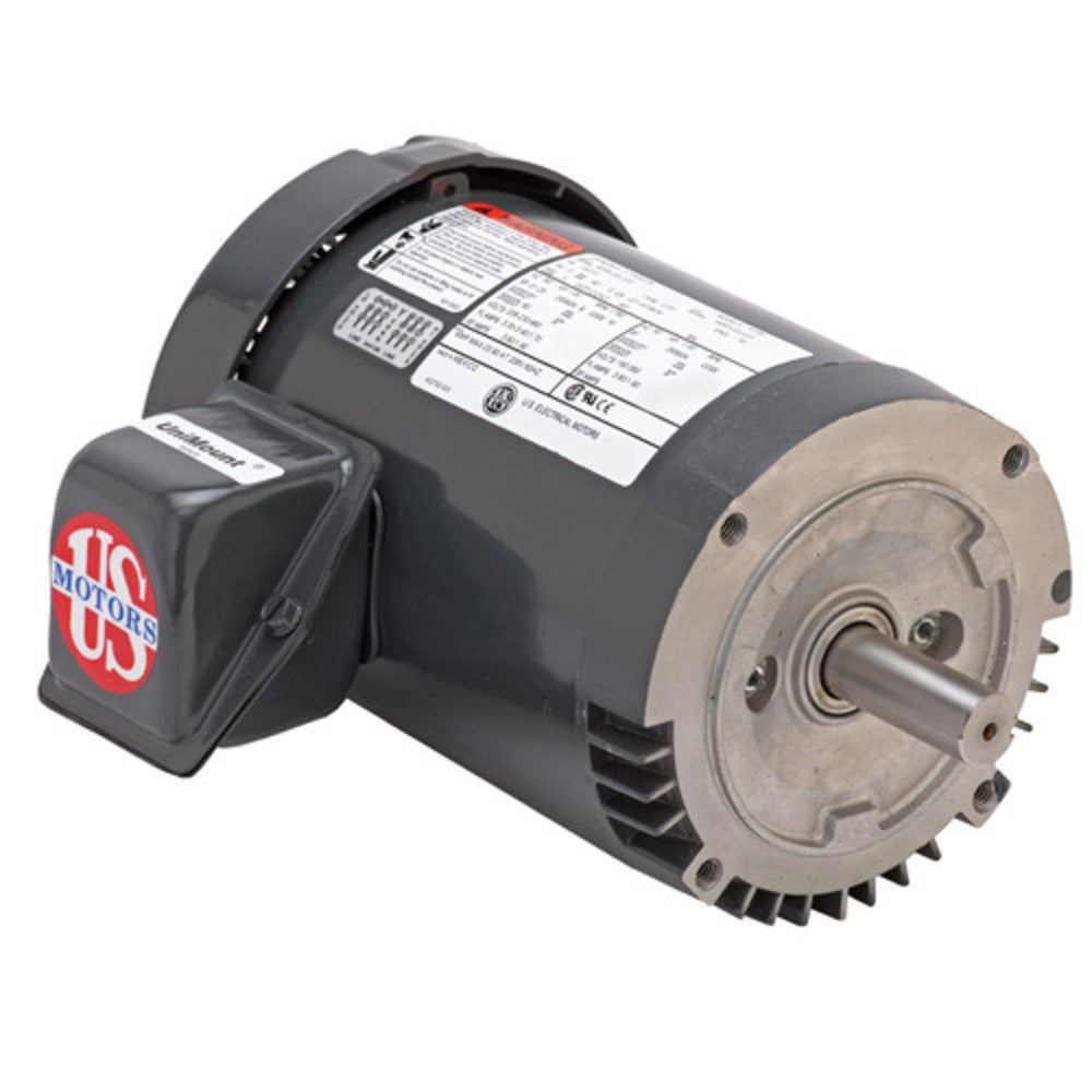 U1P2DFCR (US Motors/Nidec) | GeneralPurposeMotor | 1 HP | 3 Phase | TEFC | 1765 RPM | 230/460 Volts
