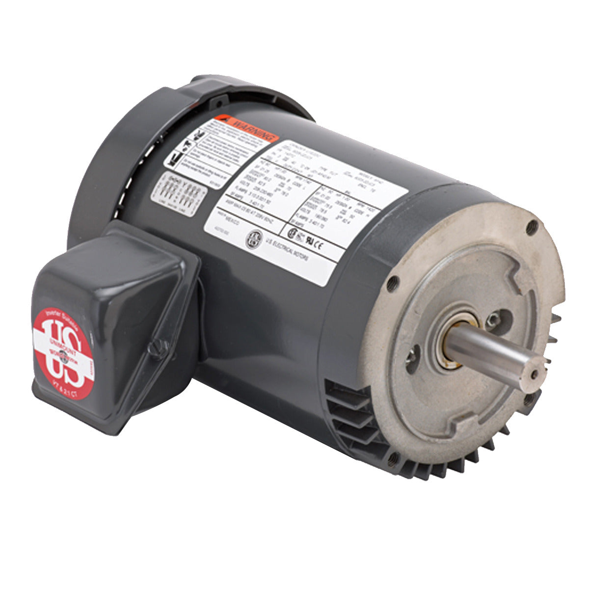 U3P1A14CR (US Motors/Nidec) | GeneralPurposeMotor | 3 HP | 3 Phase | TEFC | 3450 RPM | 230/460 Volts