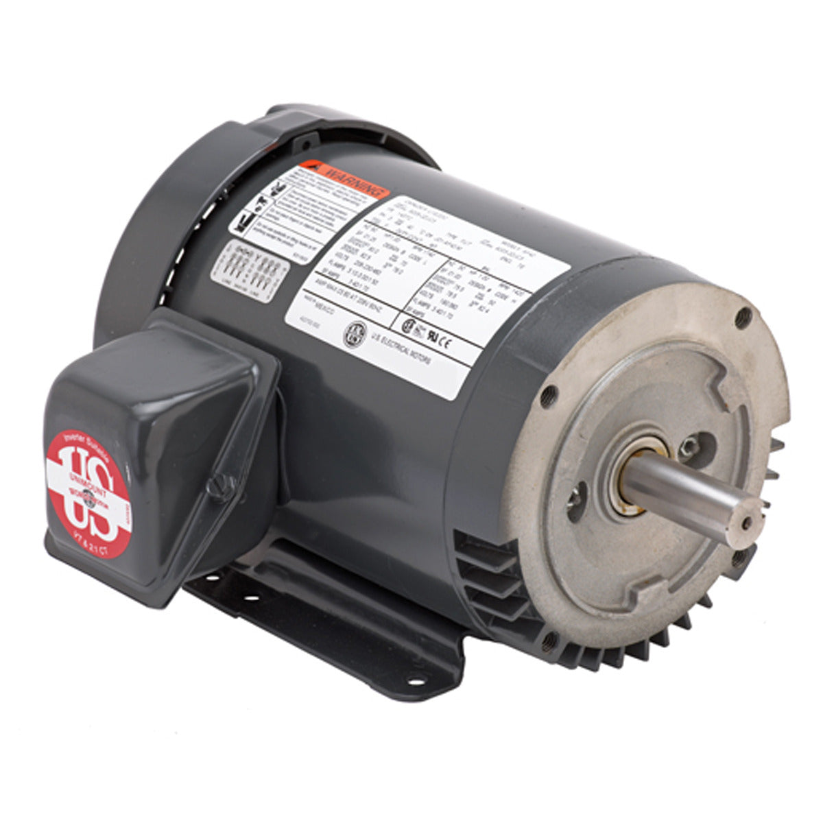U7P1D (US Motors/Nidec) | GeneralPurposeMotor | 7.5 HP | 3 Phase | TEFC | 3534 RPM | 230/460 Volts