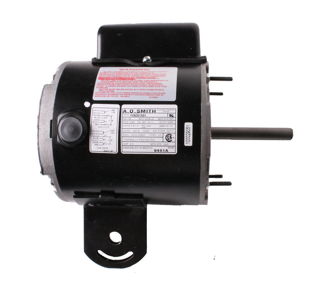 U9451A (Century) | Pedestal Fan Motor | 0.25 HP | 1 Phase | TEAO | 1725 RPM | 115/230 Volts