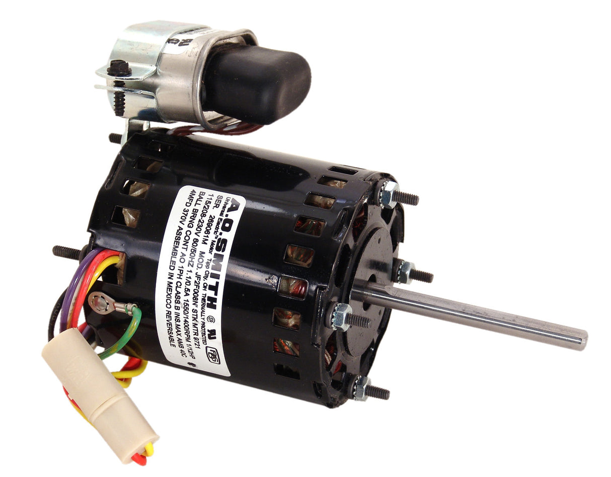 U9721 (Century) | Refrigeration Motor | 0.08 HP | 1 Phase | OAO | 1550 RPM | 115/208-230 Volts