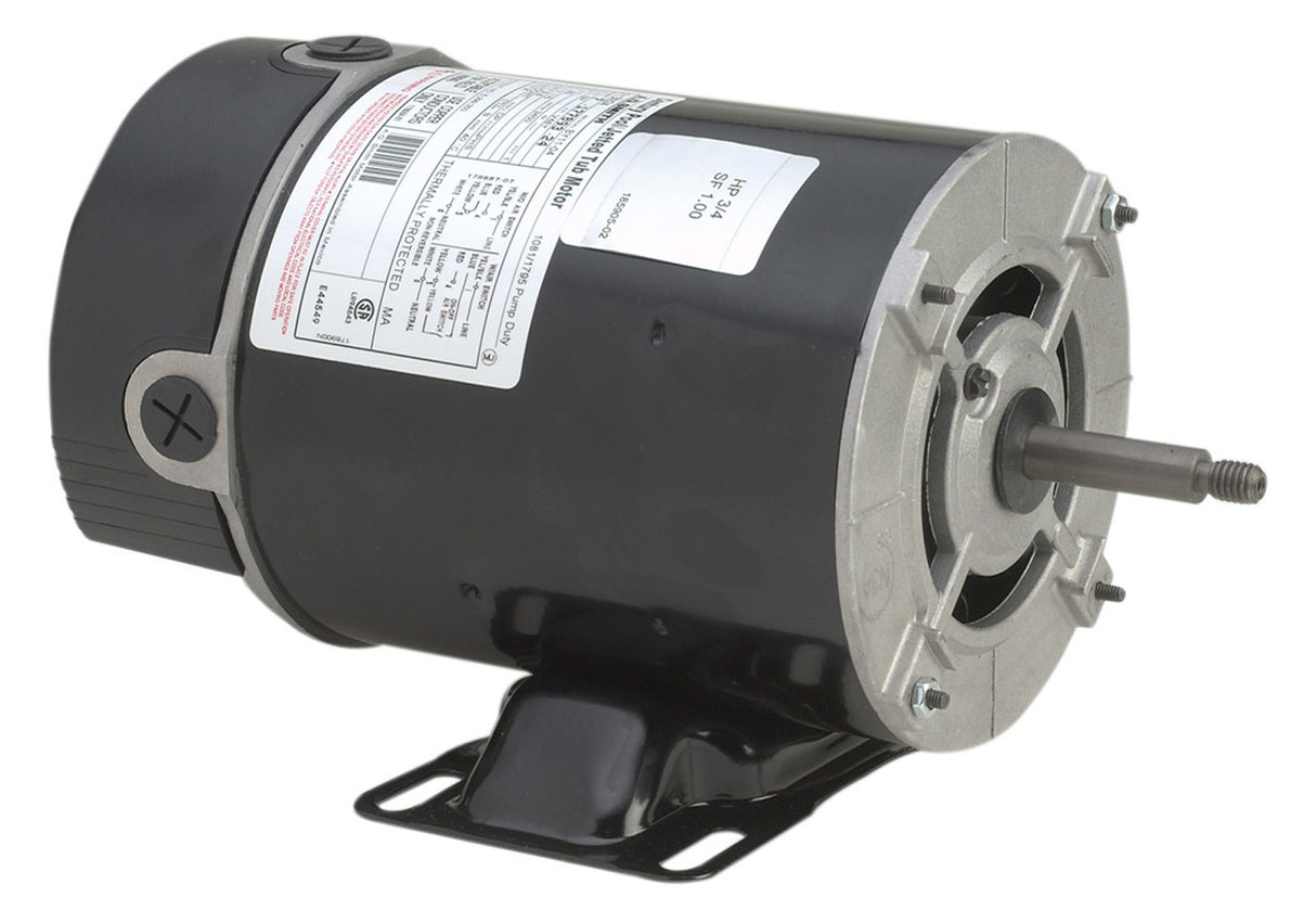 UBN37V1 (Century) | Pool and Spa Pump Motor | 1 HP | 1 Phase | ODP | 3450/1725 RPM | 115 Volts