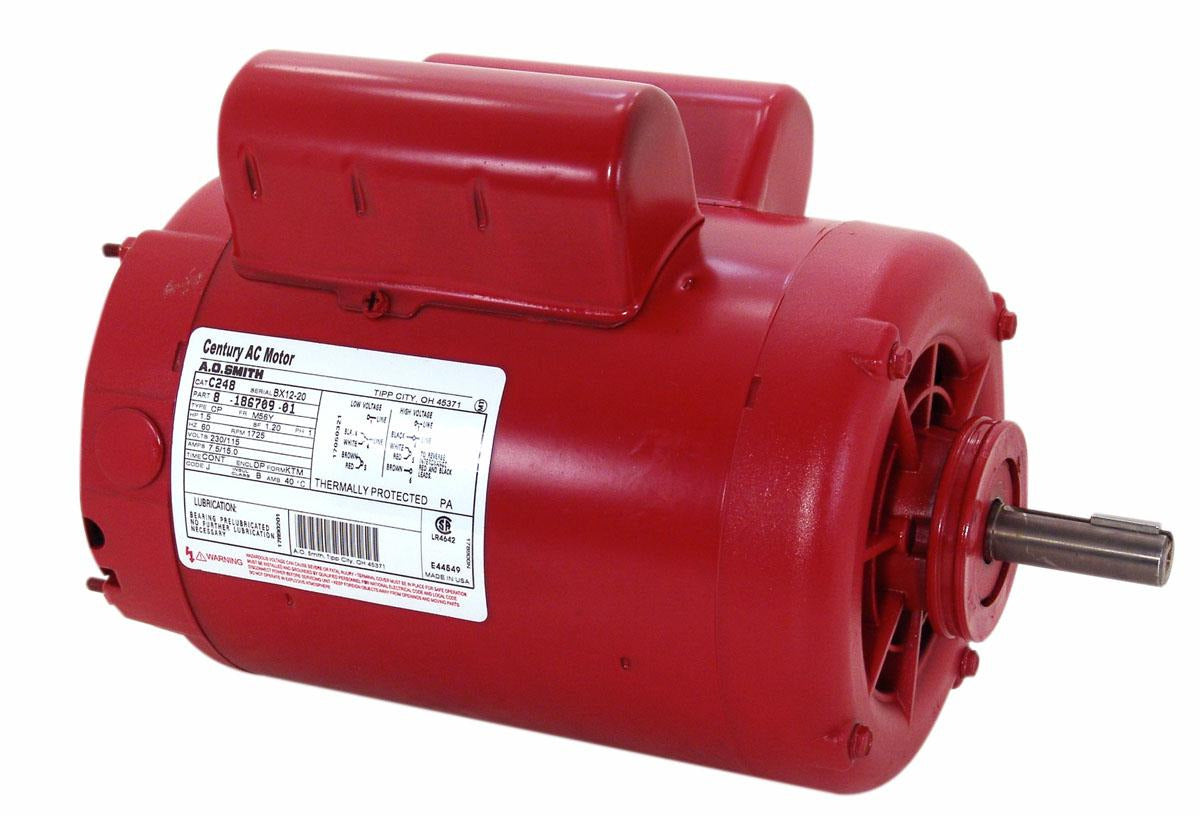 UC248 (Century) | Hot Water Circulating Pump Motor | 1.5 HP | 1 Phase | ODP | 1725 RPM | 115/230 Volts