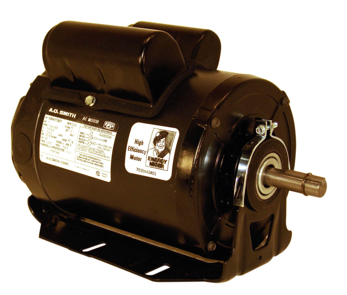 UC621 (Century) | Fan and Blower Motor | 1.5 HP | 1 Phase | ODP | 1725 RPM | 115/208-230 Volts