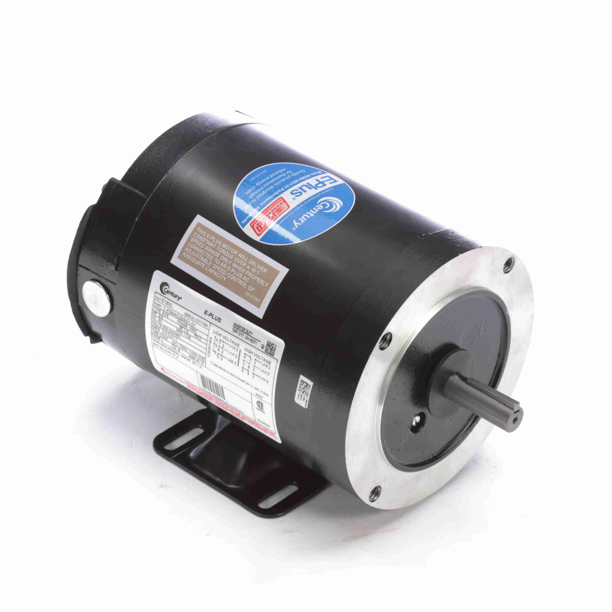 UE180L (Century) | General Purpose Motor | 0.75 HP | 3 Phase | TENV | 1725 RPM | 208-230/460 Volts