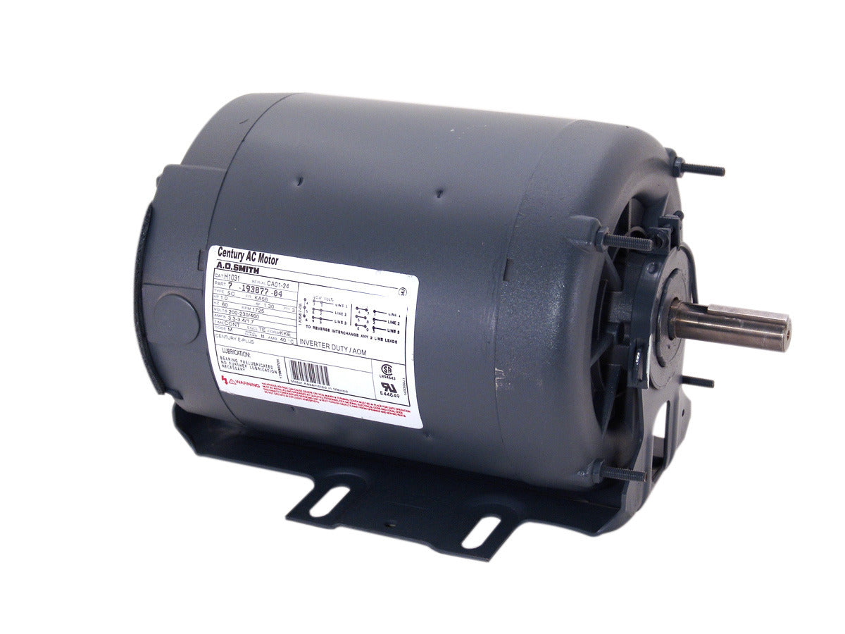 UH1031 (Century) | General Purpose Motor | 1 HP | 3 Phase | TEAO | 1725 RPM | 200-230/460 Volts