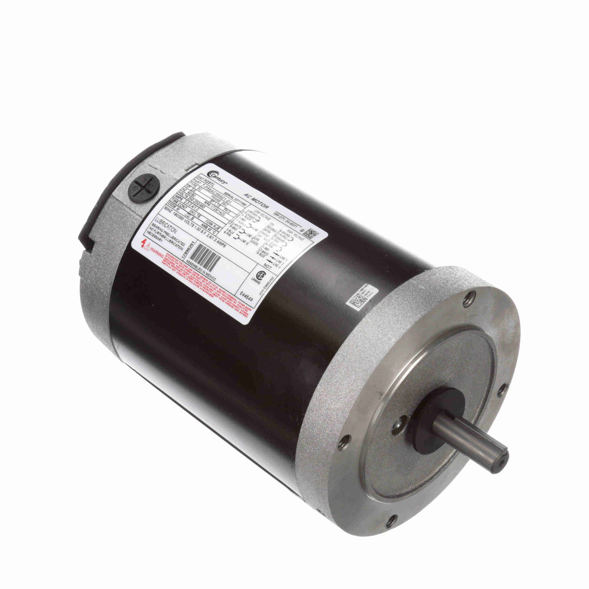 UH257 (Century) | General Purpose Motor | 0.75 HP | 3 Phase | TENV | 1725/1425 RPM | 200-230/460 Volts