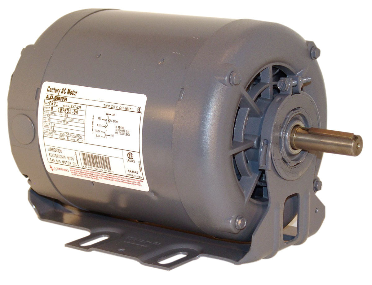 UH449 (Century) | General Purpose Motor | 0.75 HP | 3 Phase | ODP | 3450 RPM | 200-230/460 Volts