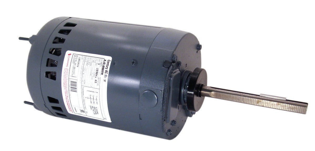 UH667 (Century) | Condenser Fan Motor | 1 HP | 3 Phase | Open Air Over | 1140 RPM | 230/460 Volts