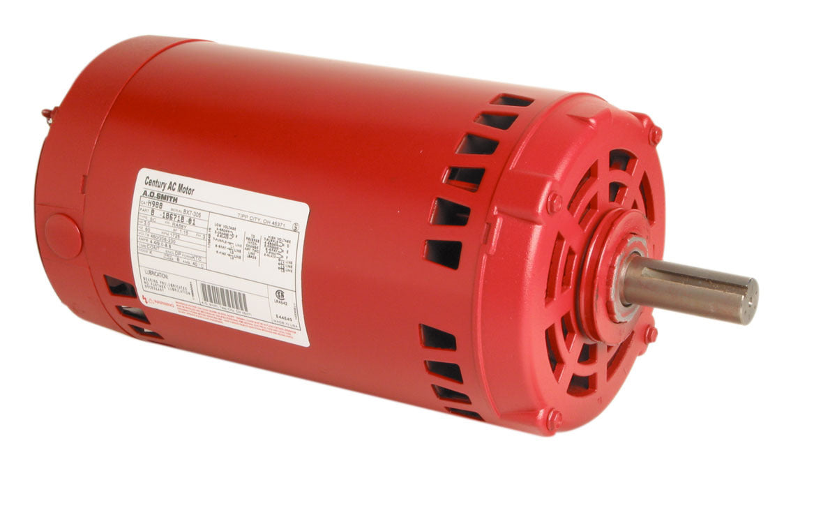 UH988 (Century) | Pump Motor | 3 HP | 3 Phase | ODP | 1725 RPM | 208-230/460 Volts